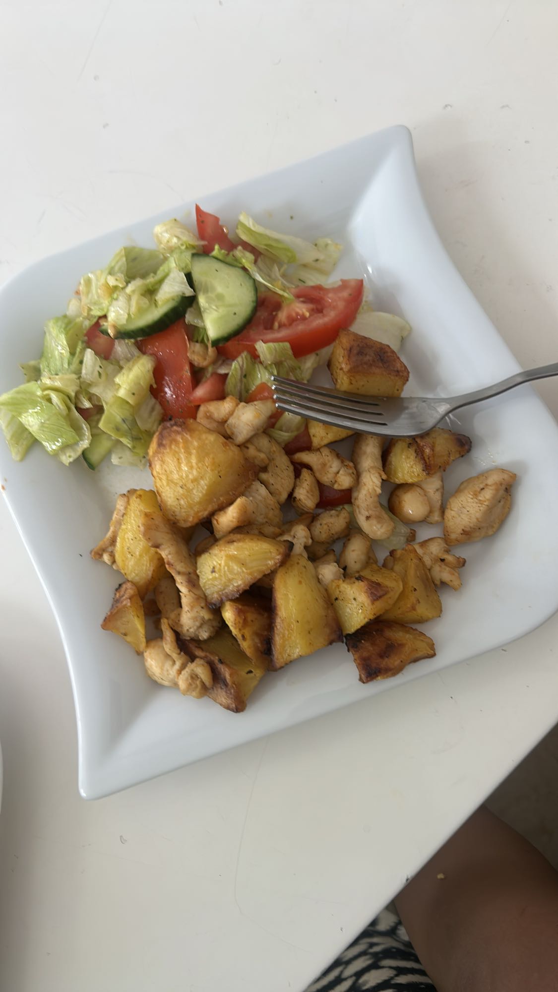 Hähnchen mit Kartoffeln