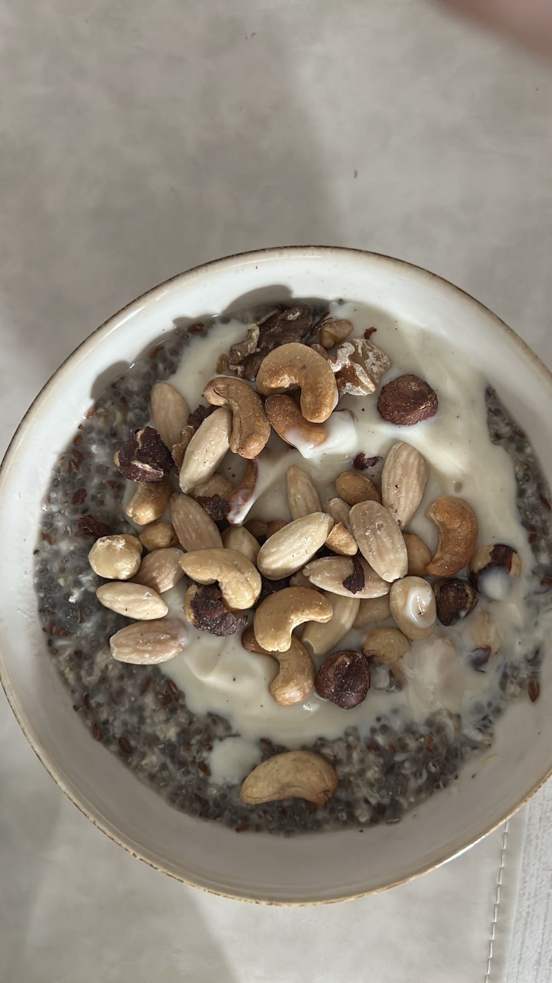 pudin de chía con frutos
