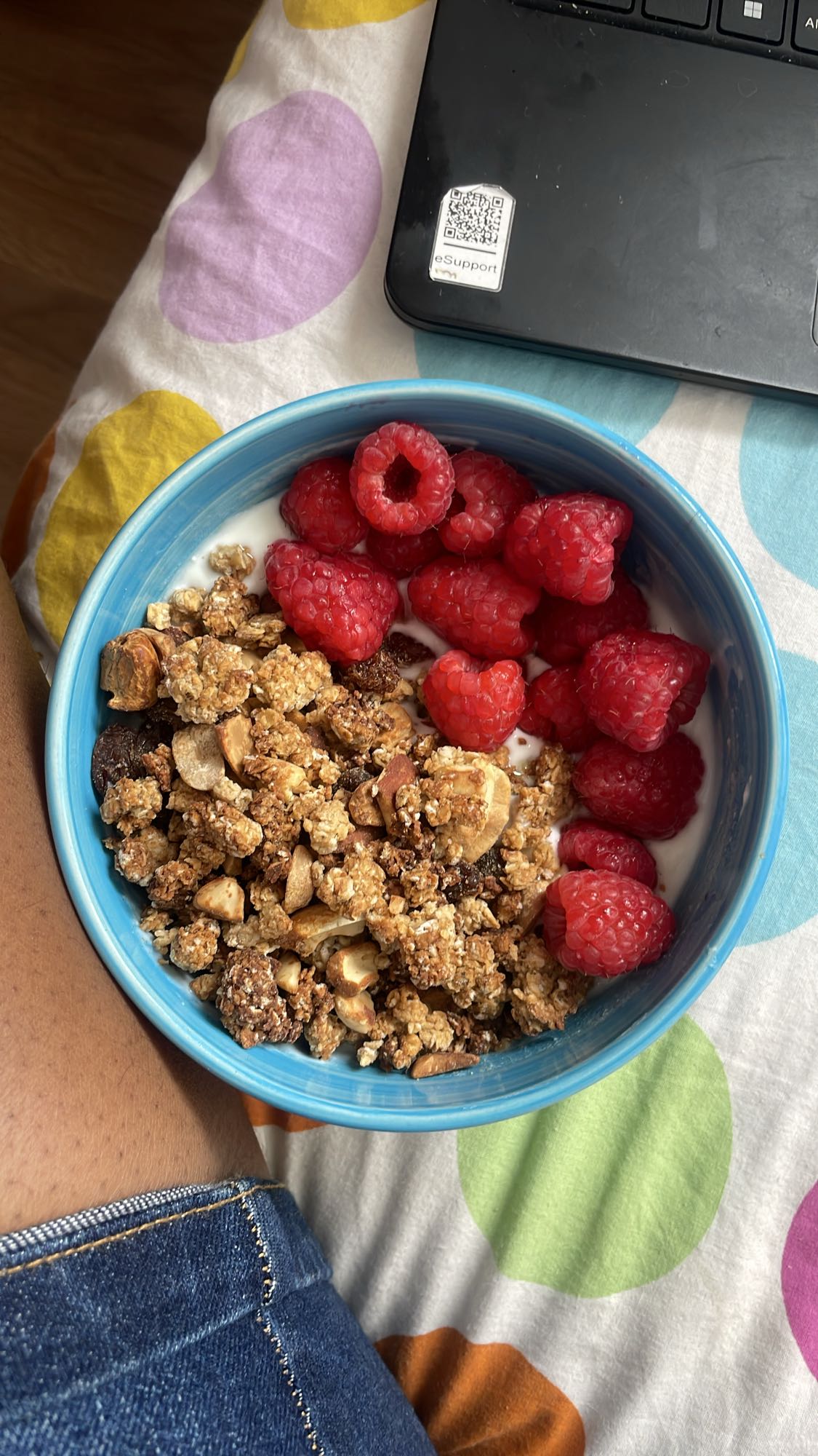 Bol yaourt framboises
