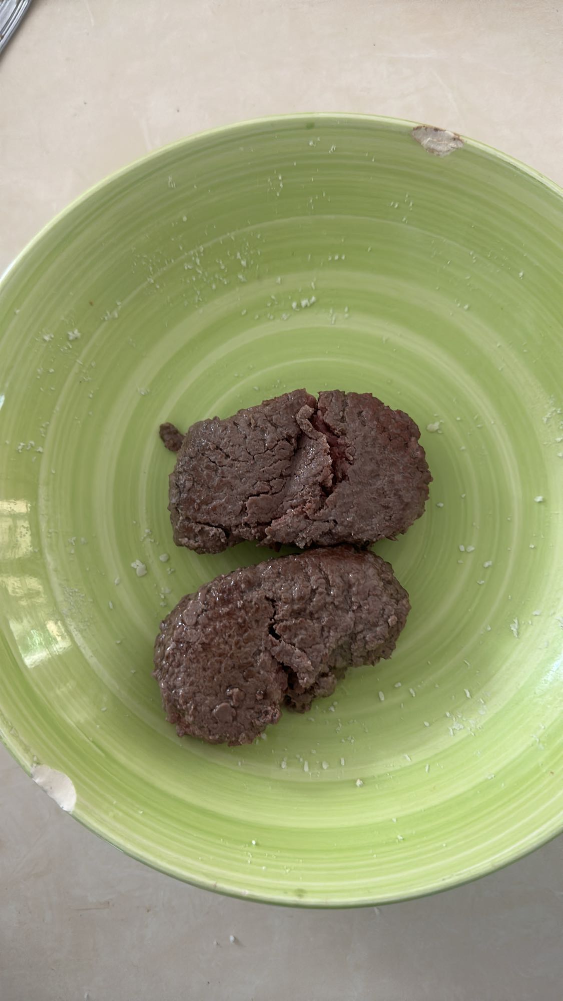Steaks hachés cuits