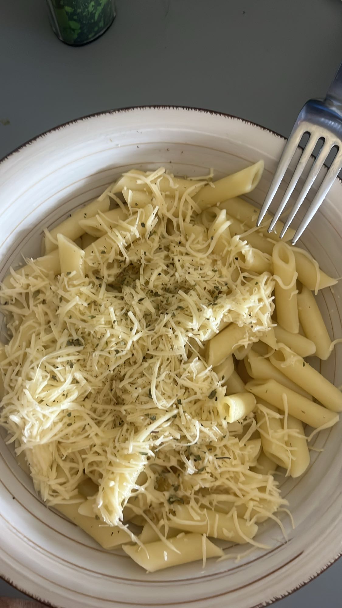 Pasta con queso