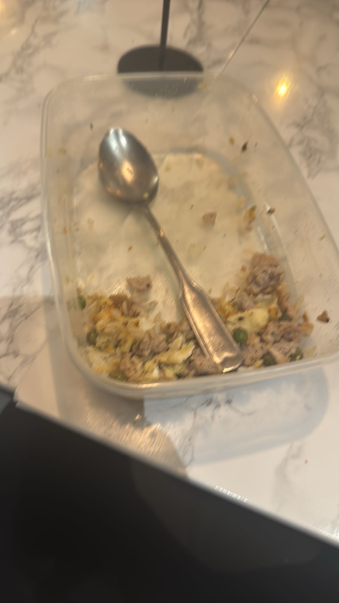 Stekt ris med tonfisk