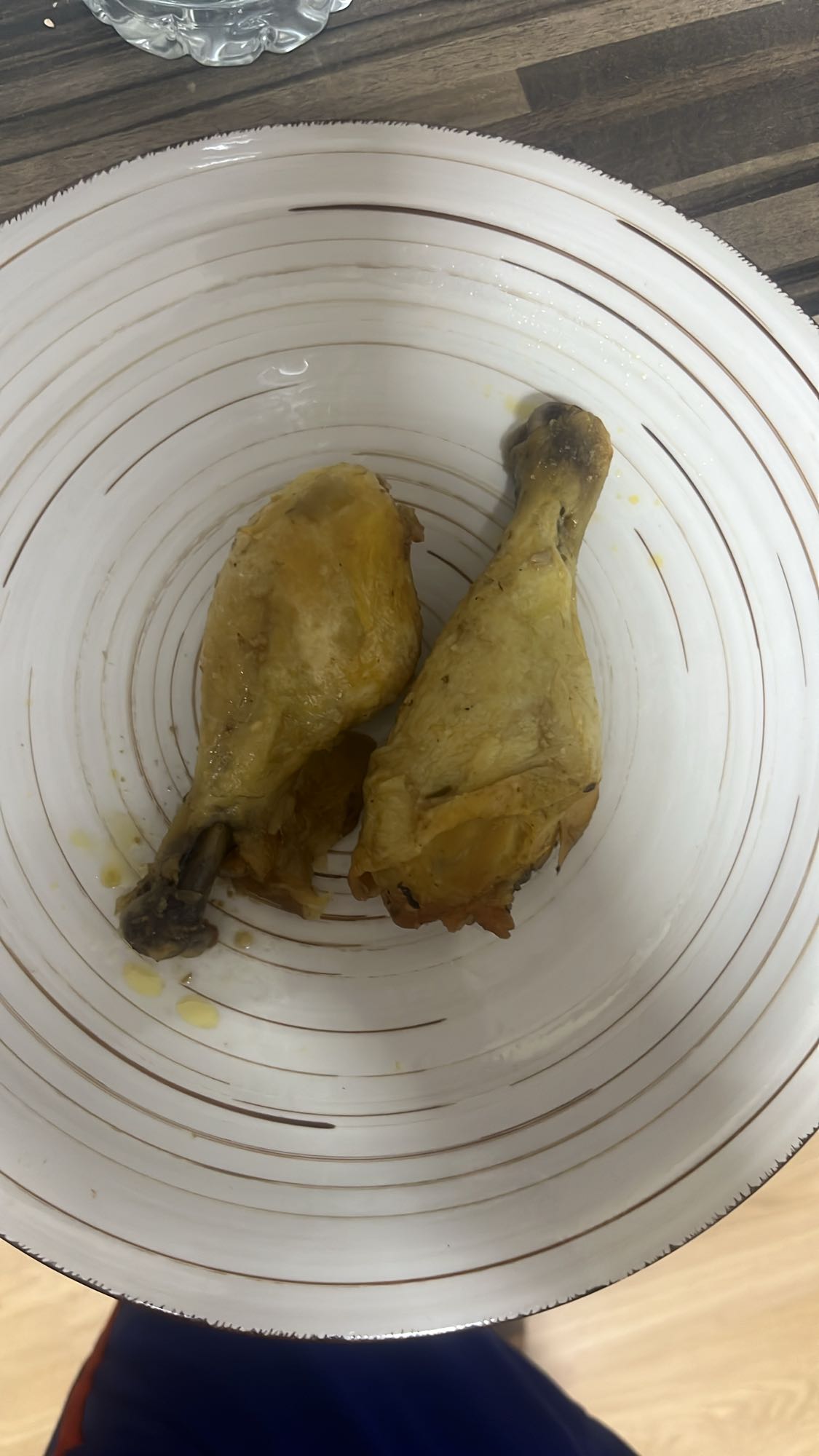 muslos de pollo