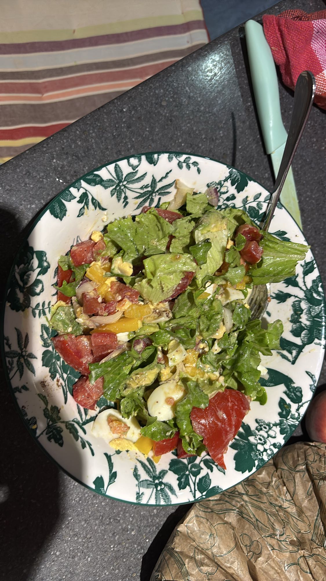 salade composée à la fêta