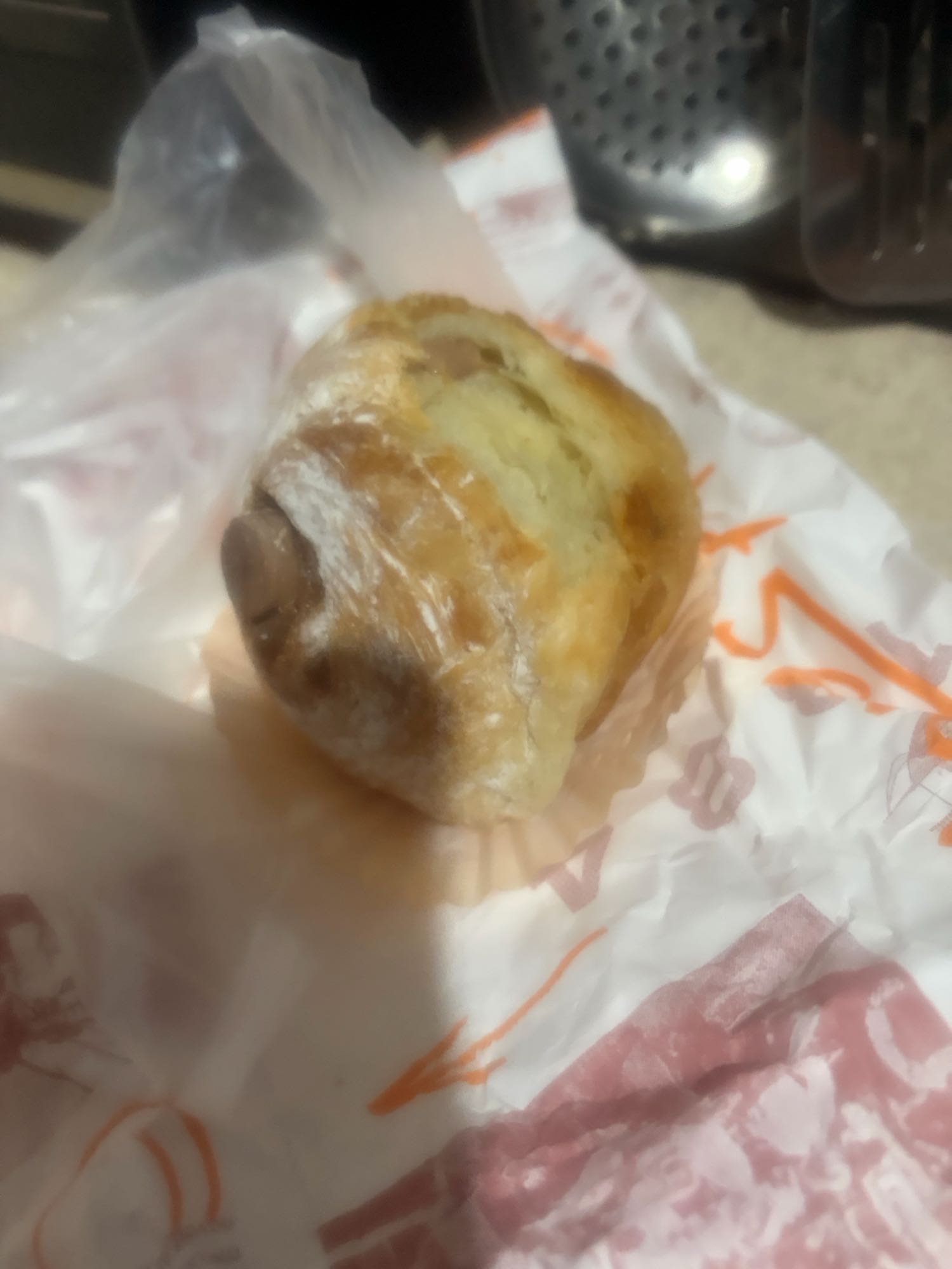 Muffin de hojaldre relleno de chocolate Turín