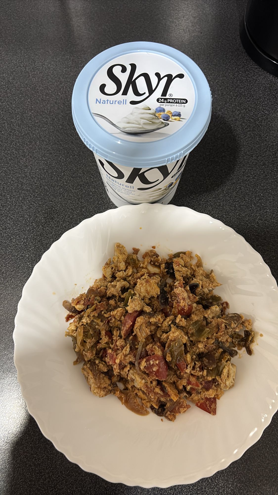 Eggerøre med skyr