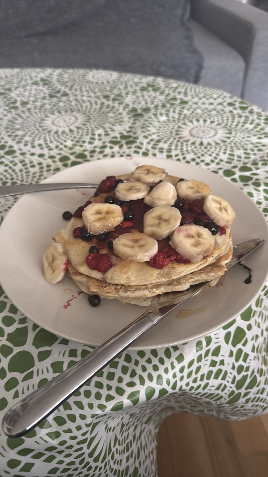 Pannkakor med banan