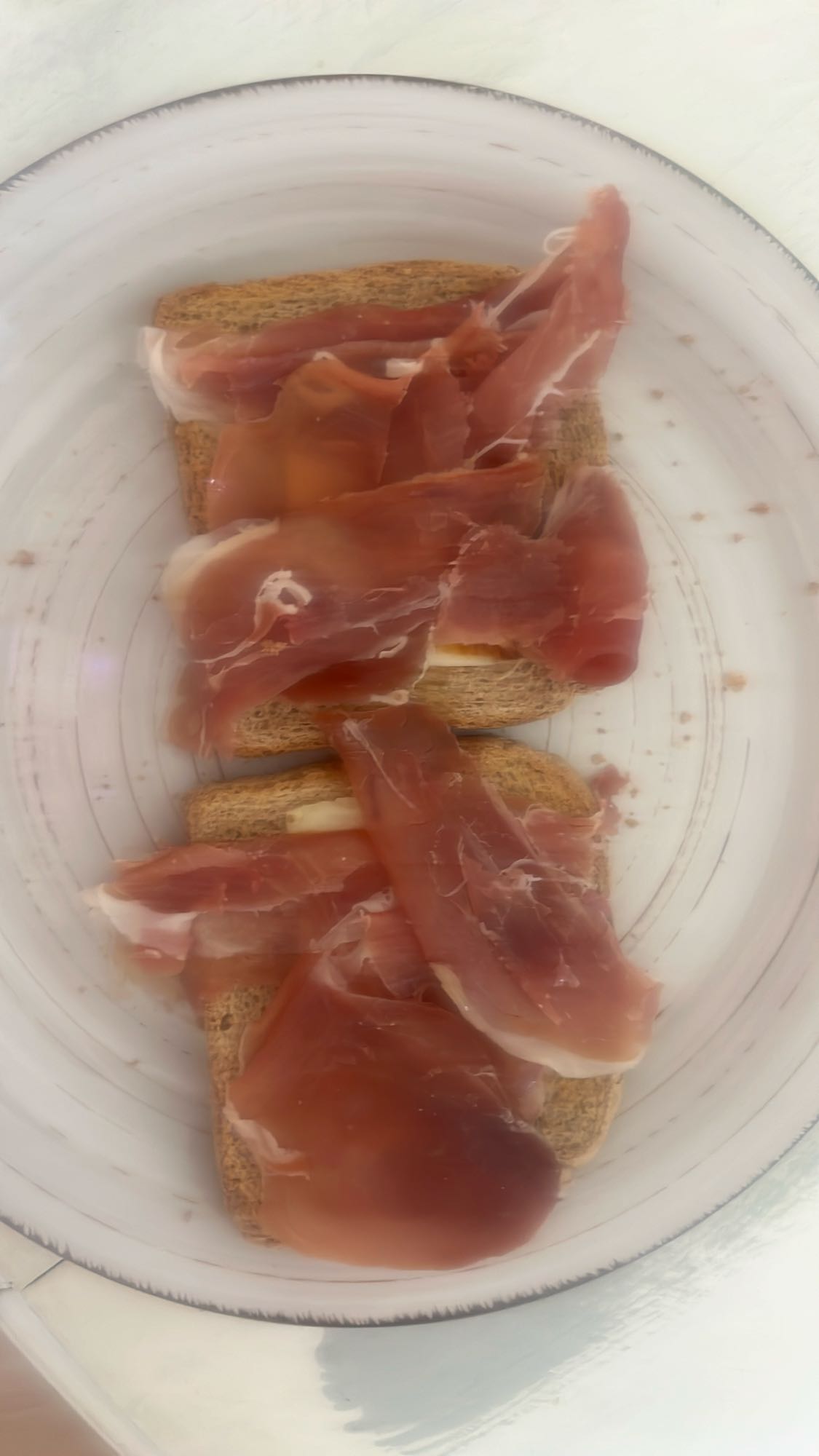 Tostas con jamón