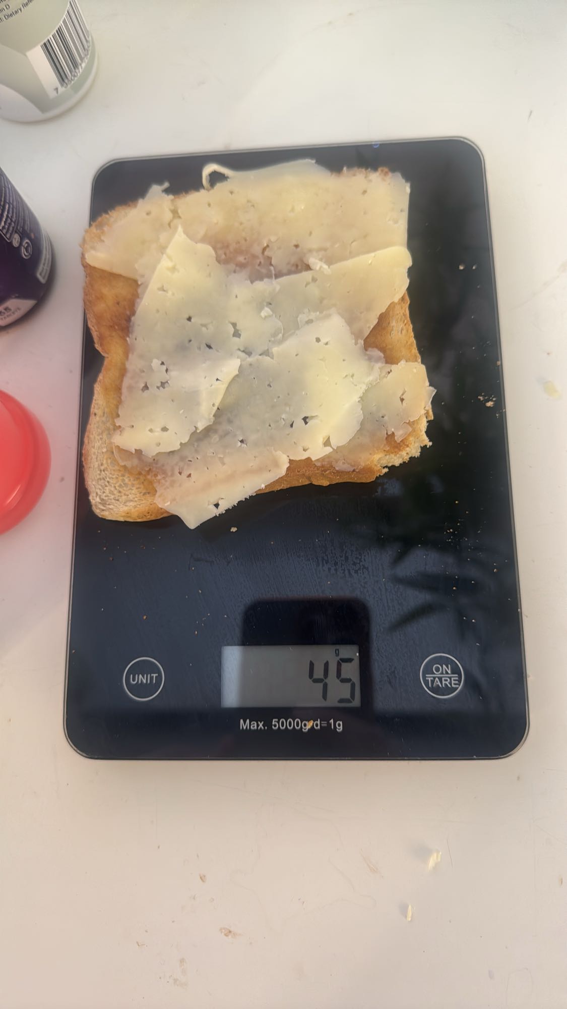 Rostat bröd med ost