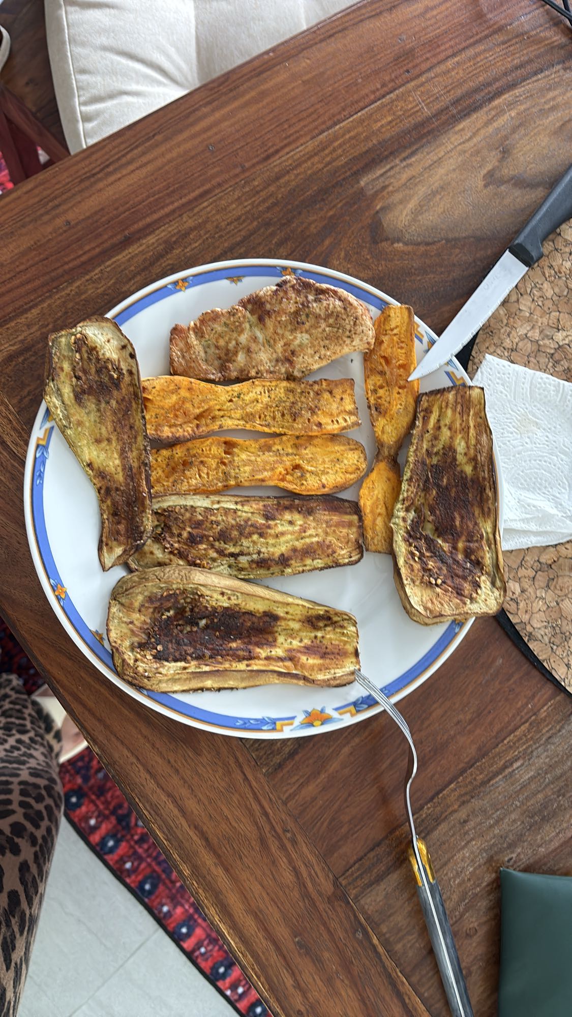 Poulet aubergine patate