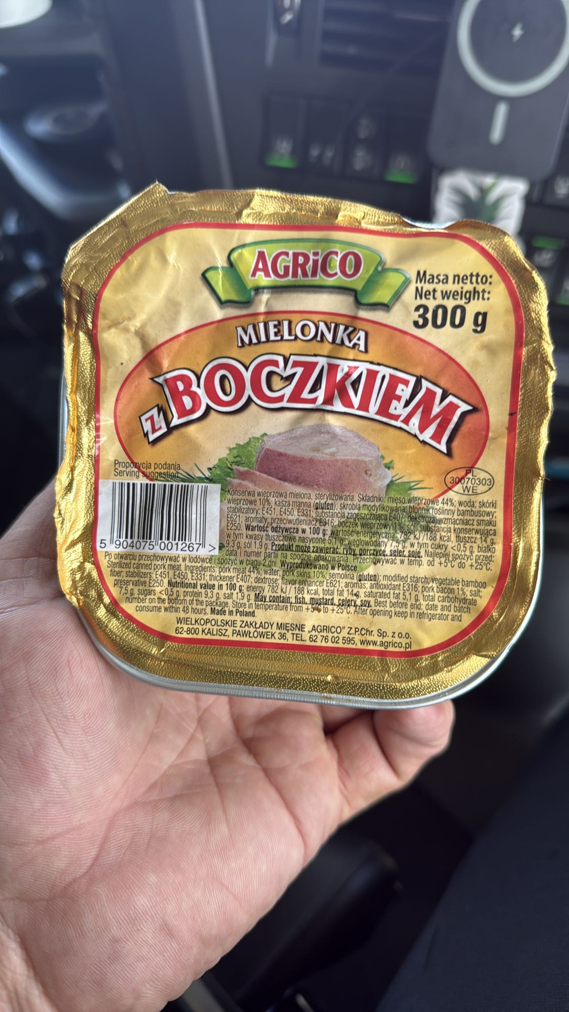 Mielonka z boczkiem