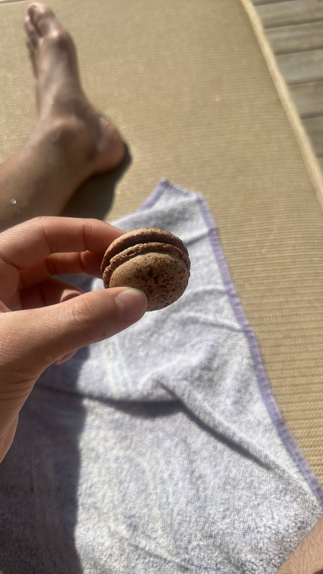Macaron au chocolat