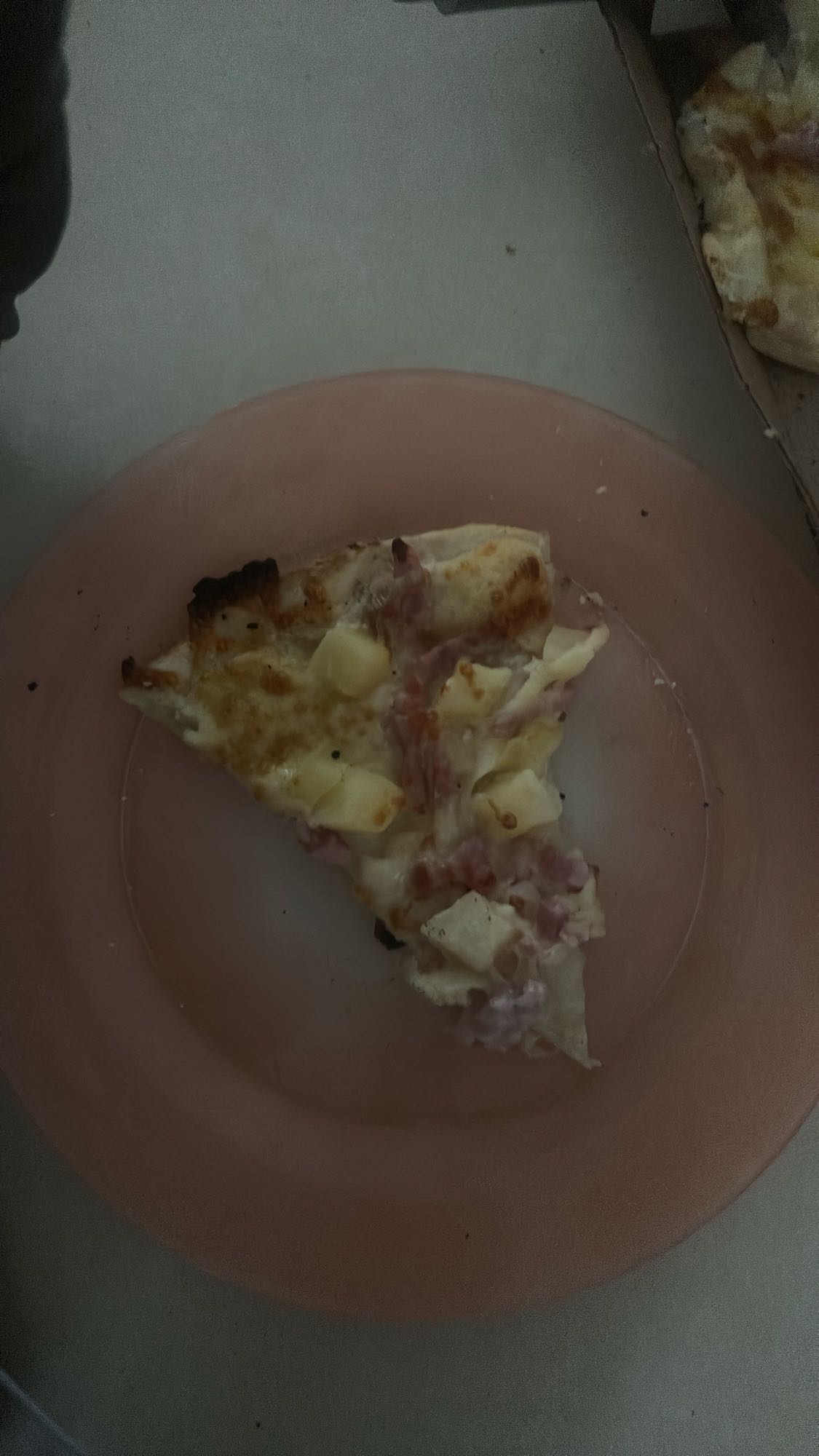 Part de pizza jambon