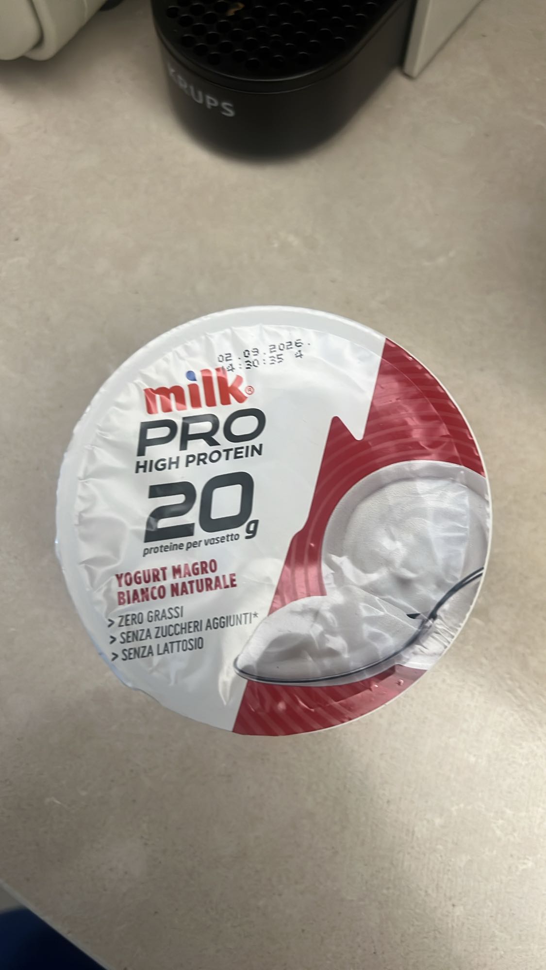 Yogurt proteico bianco