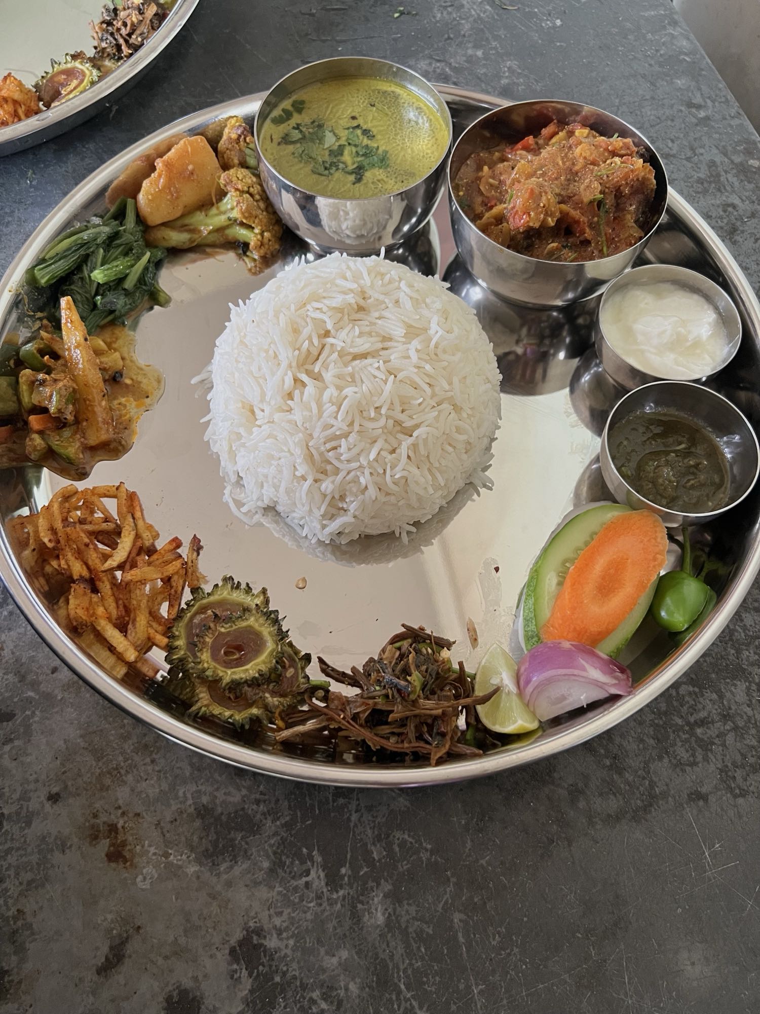 Rice Thali Meal