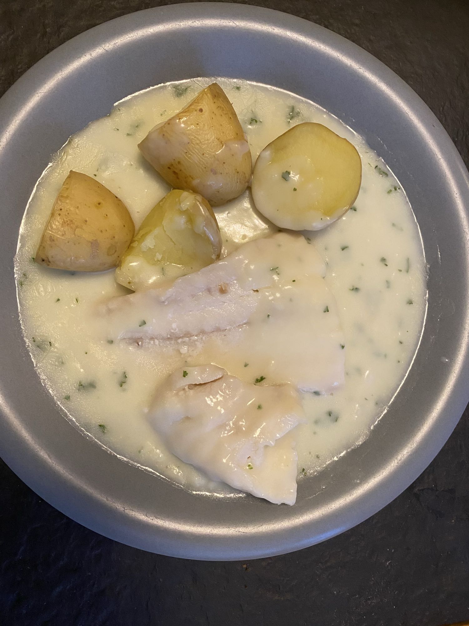 Torsk med potatis