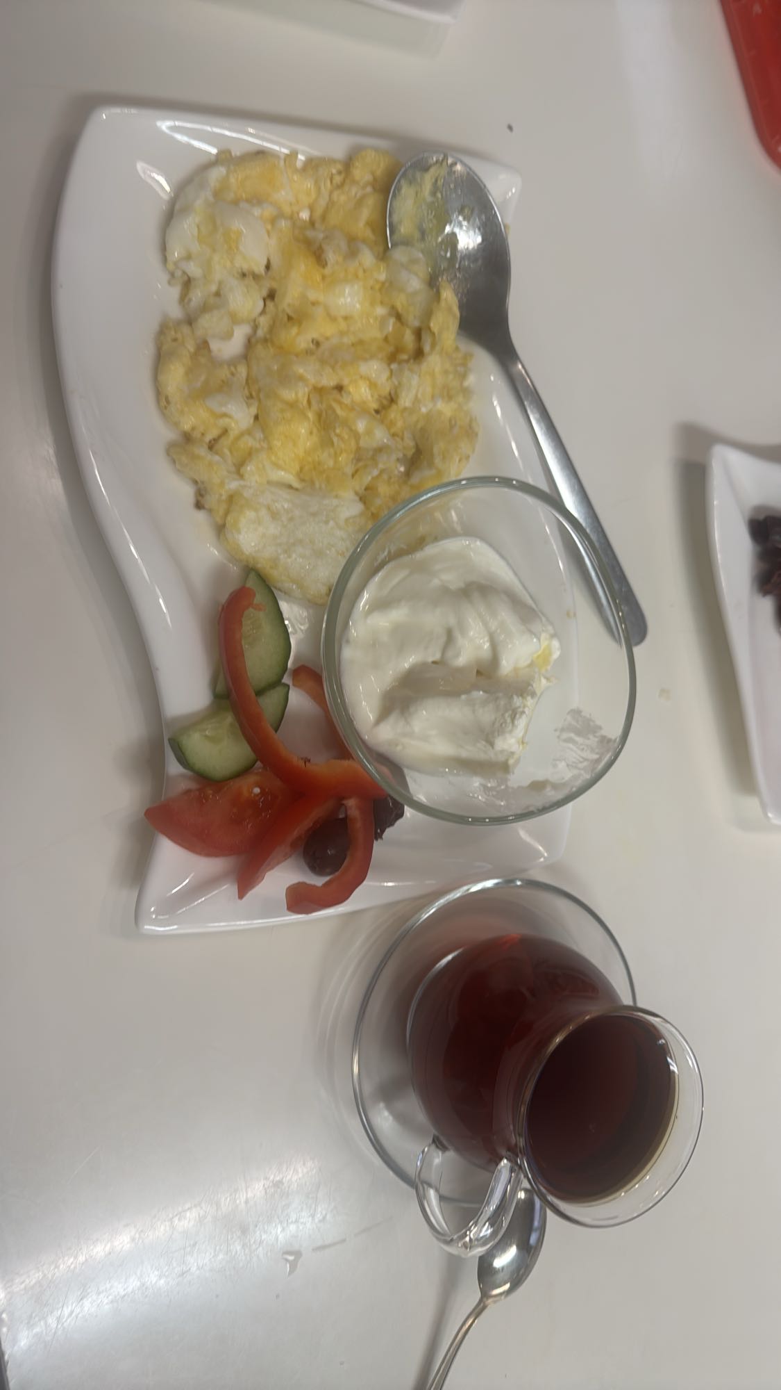 Äggröra med yoghurt