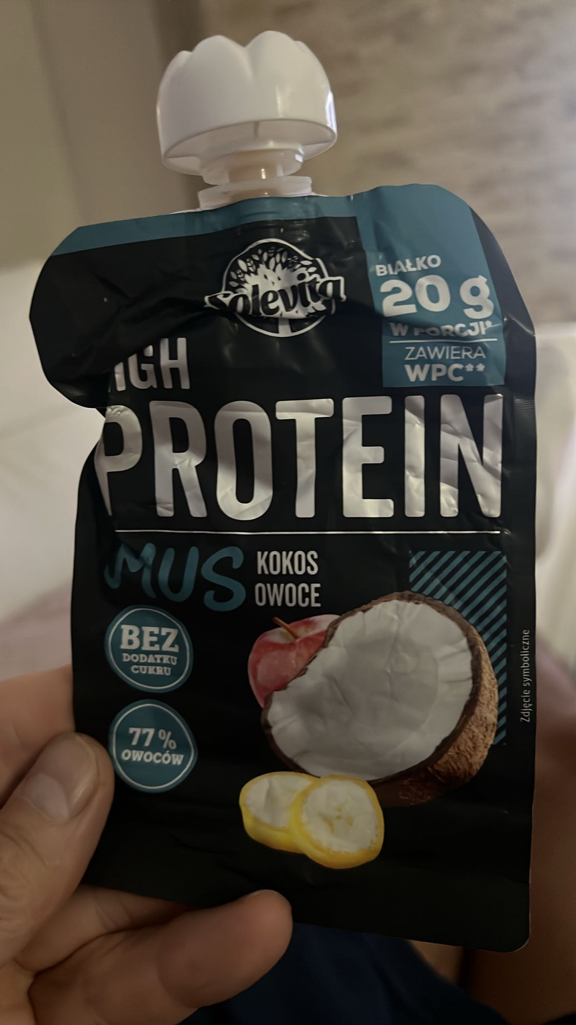 Mus proteinowy kokos
