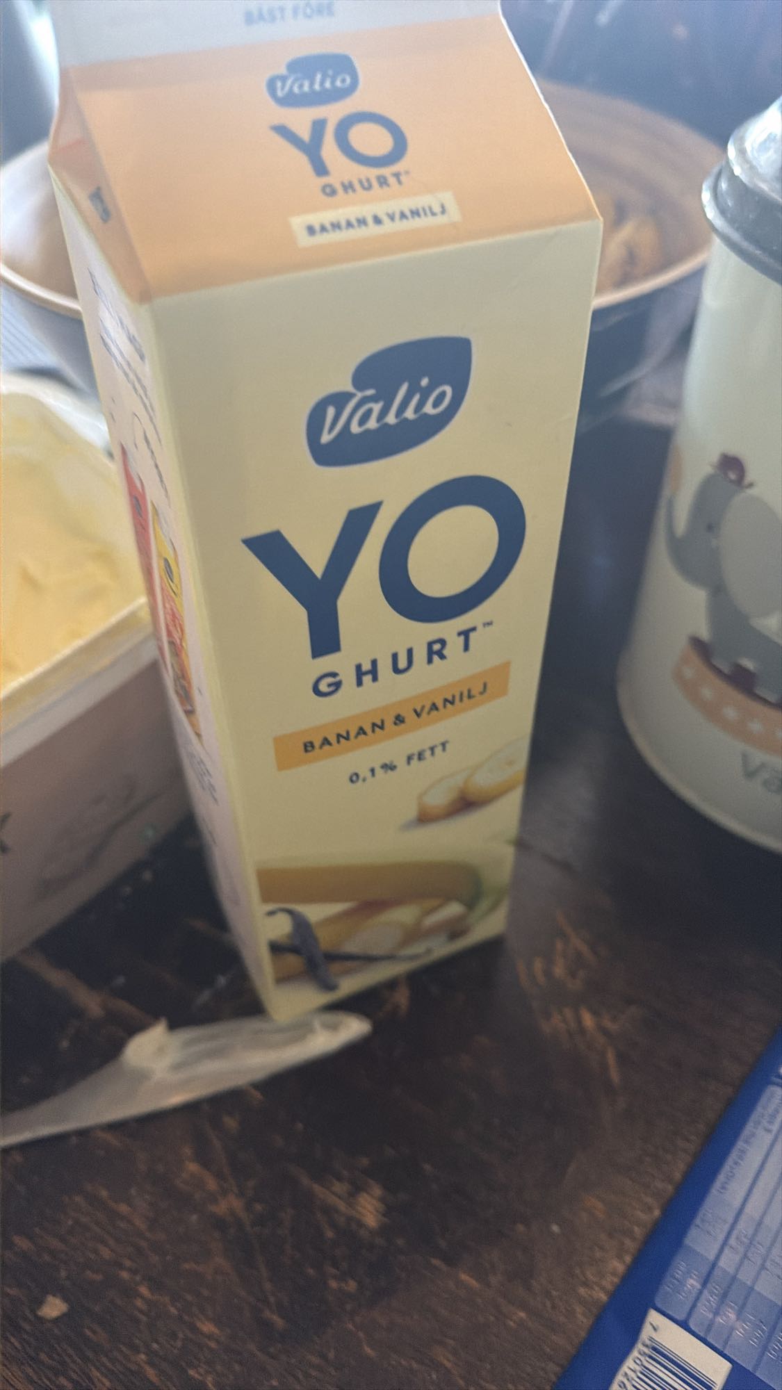 Banan vanilj yoghurt