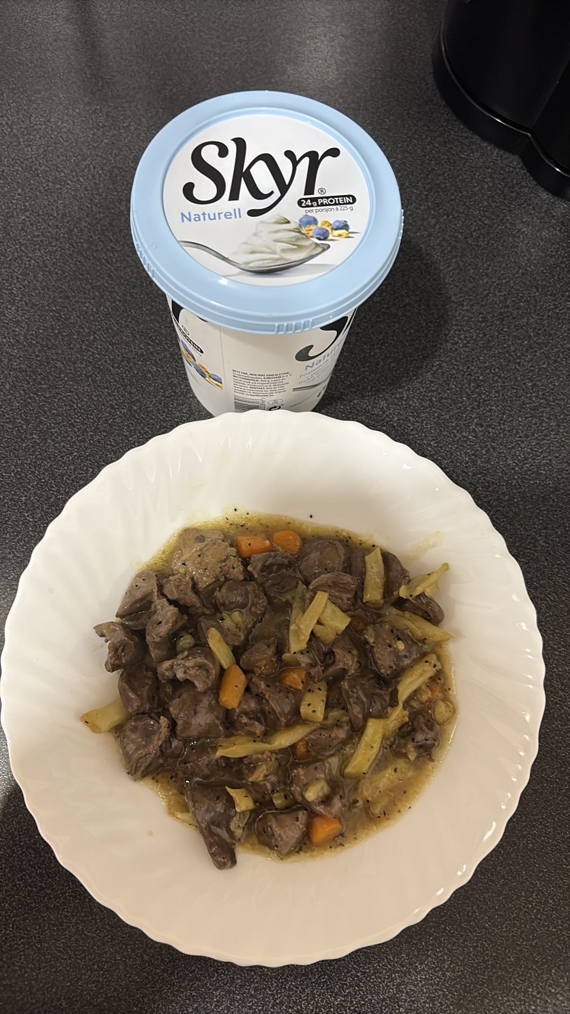 Kjøttgryte med skyr
