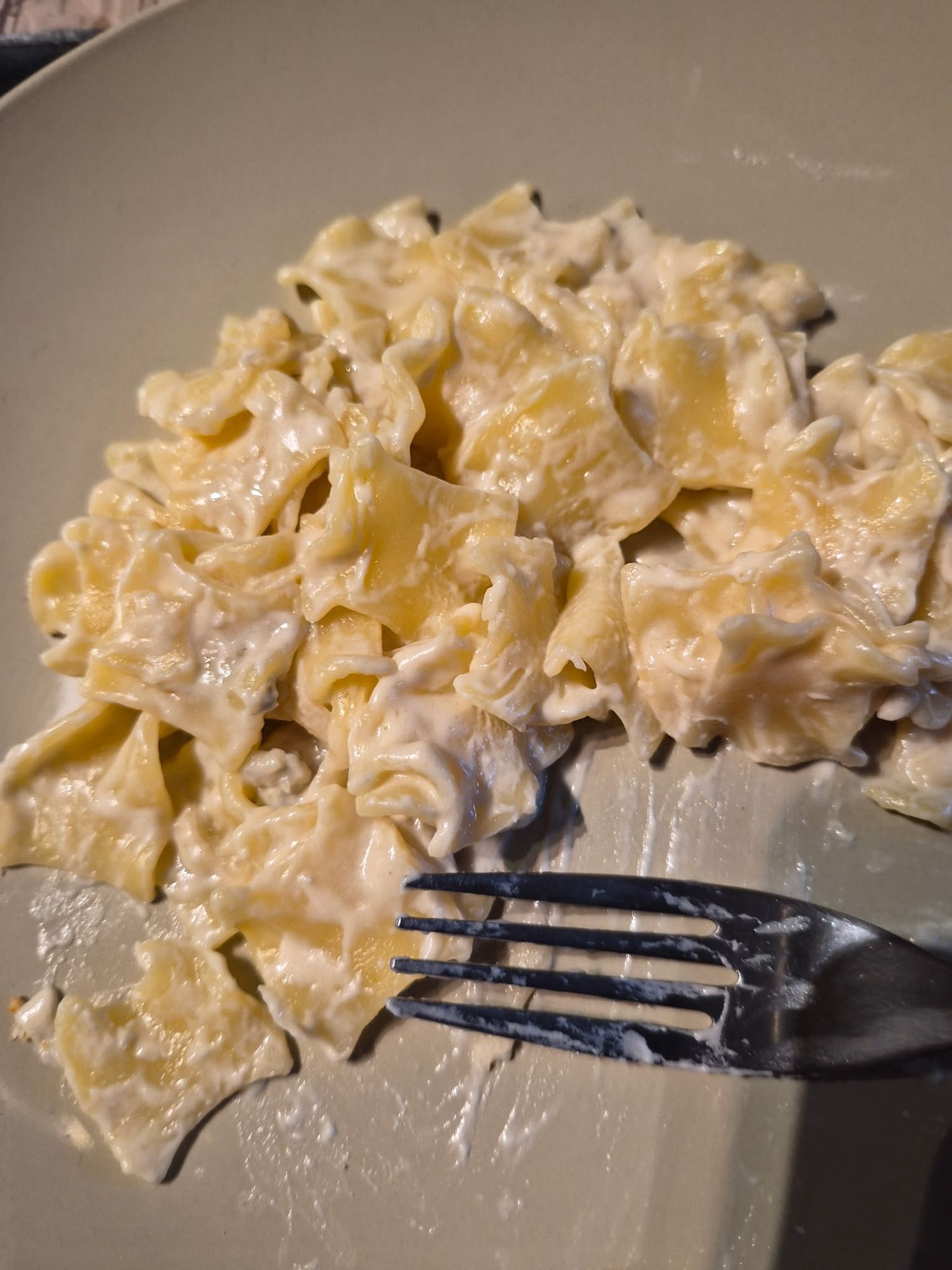 Pâtes à la crème