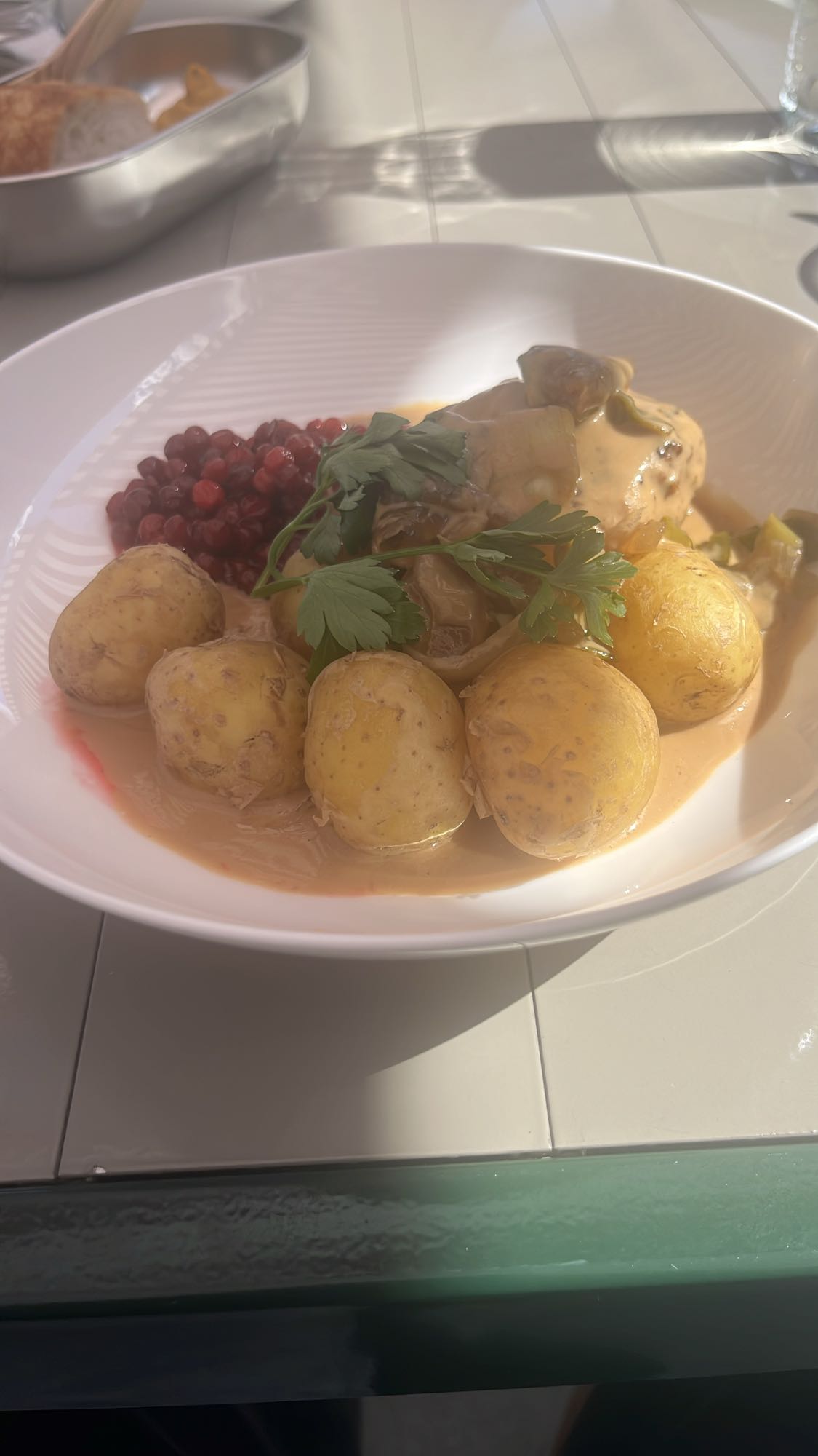 Kyckling med potatis