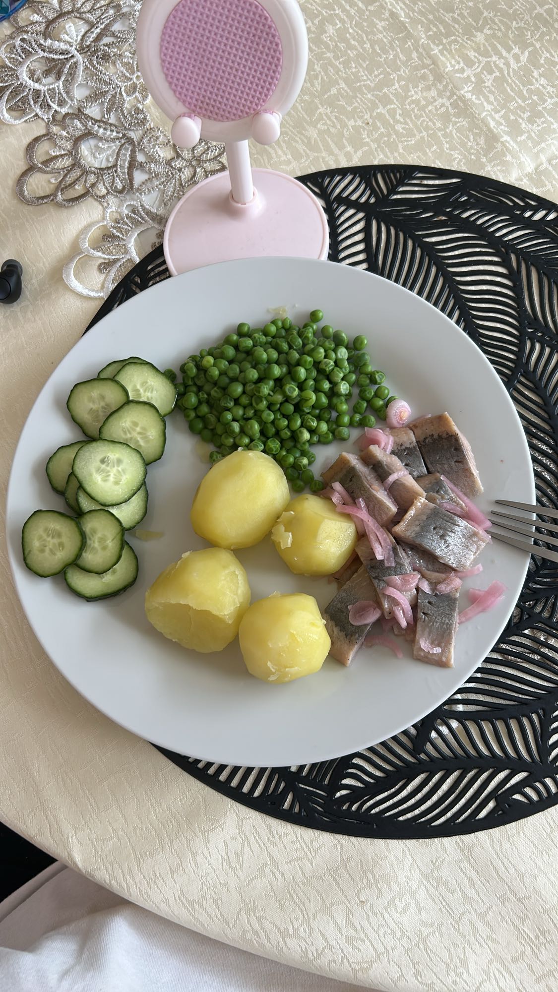 Сельдь с картофелем