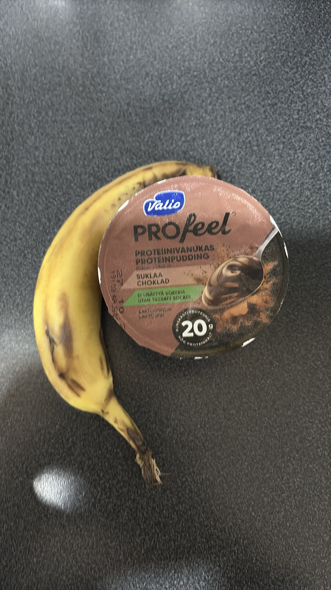 Banan og proteinpudding