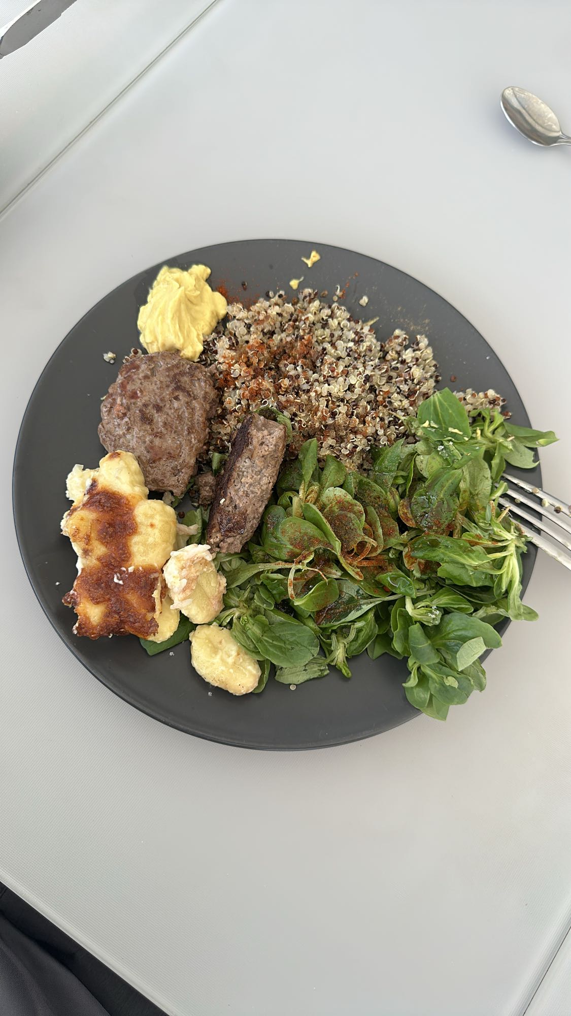 Assiette quinoa boeuf