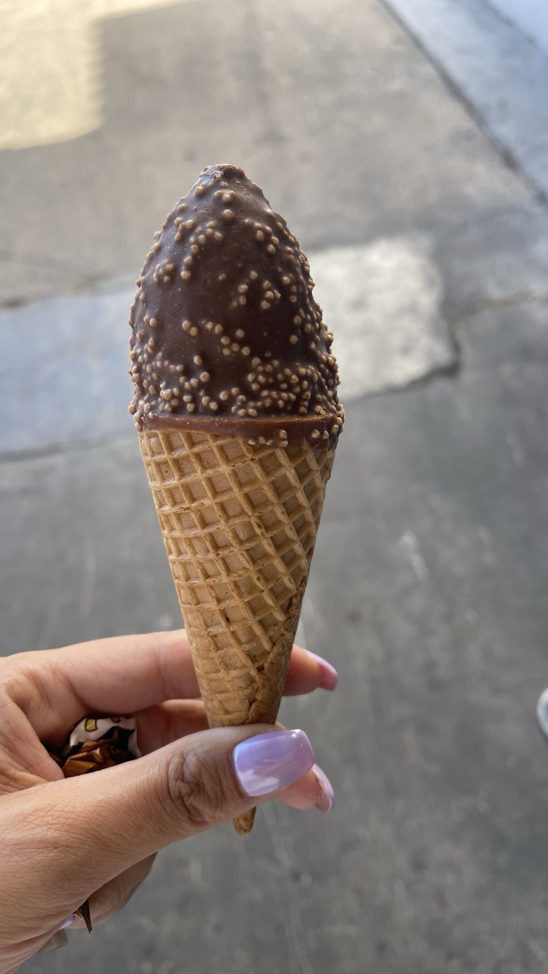 Chocolate Ice Cream Cone