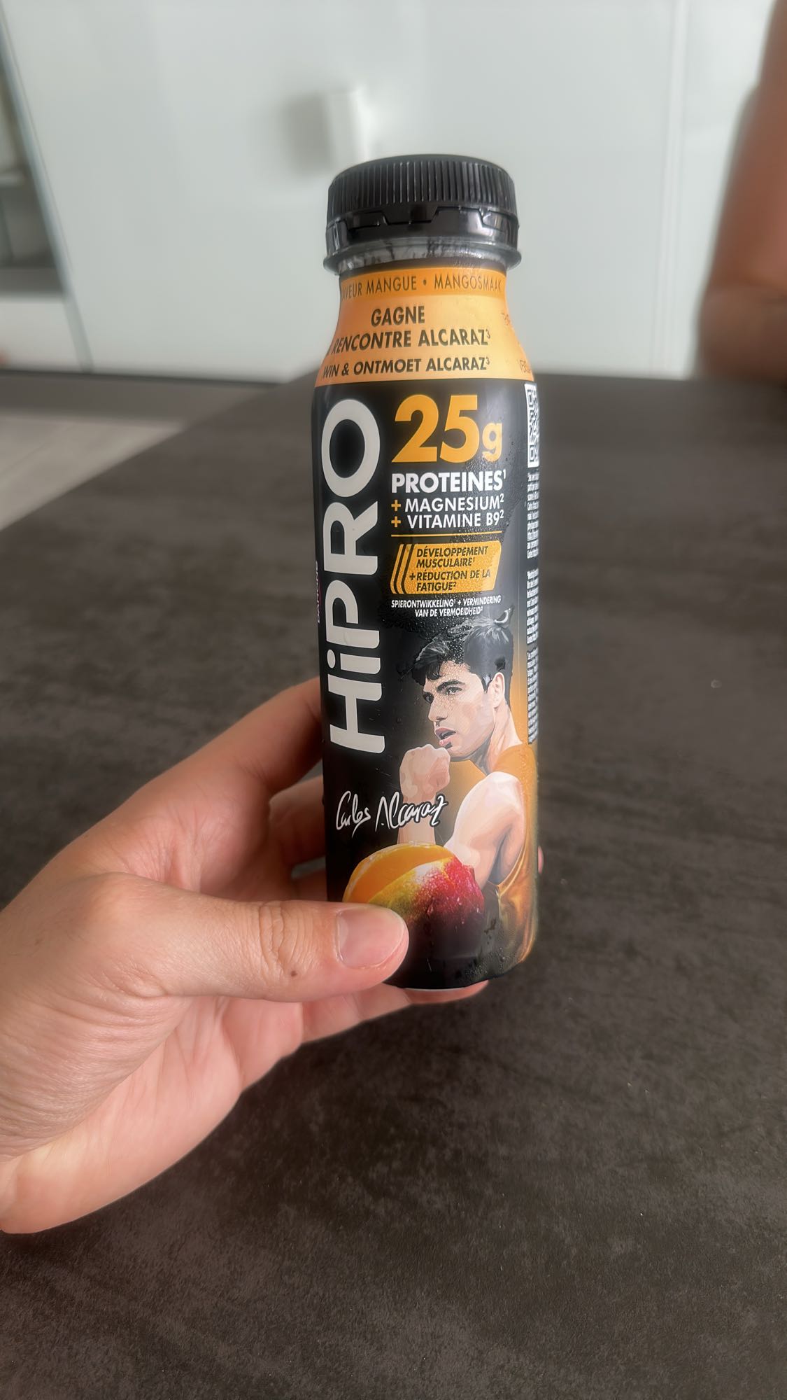 Boisson protéinée mangue