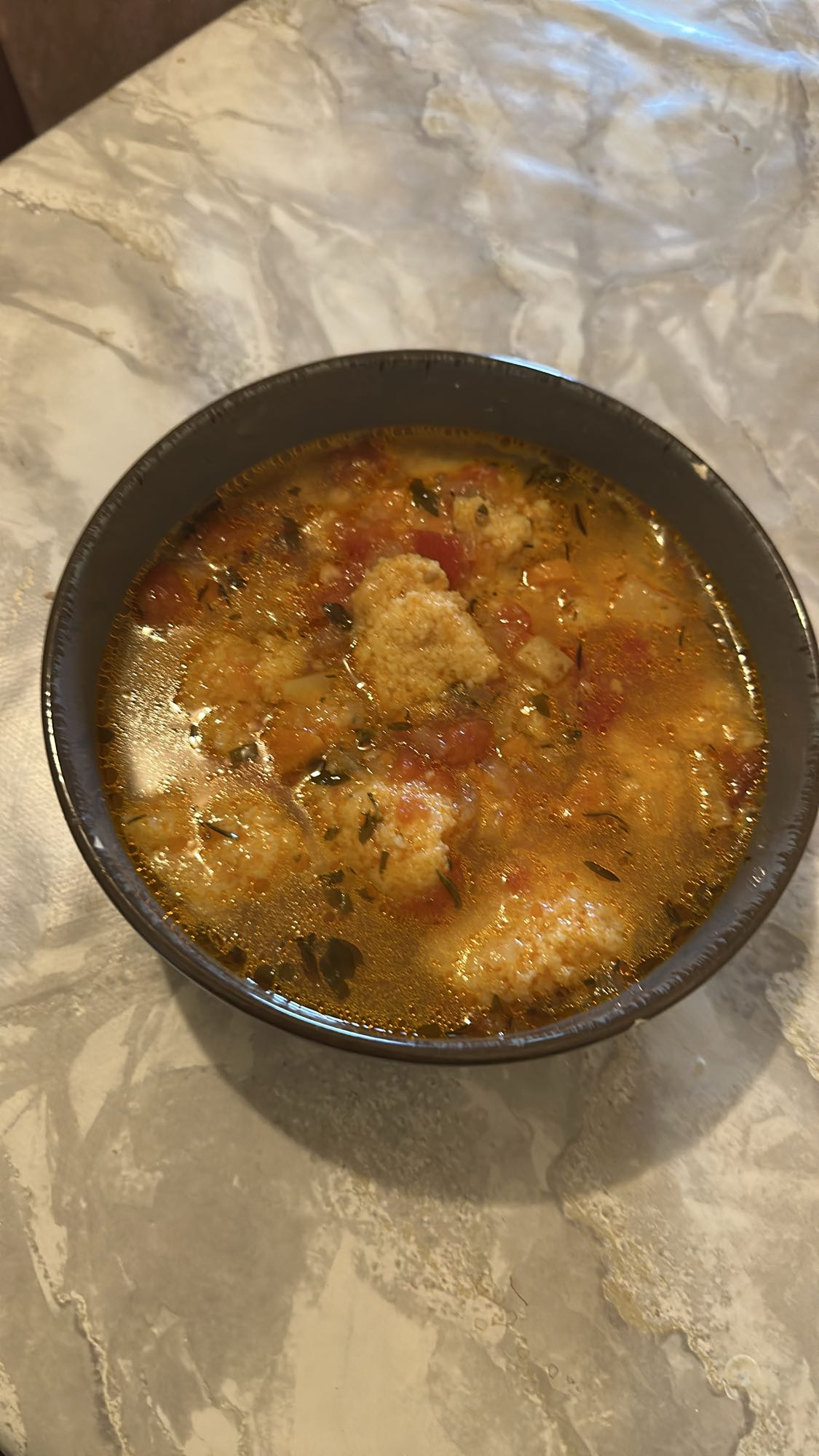 Meatball Tomato Soup