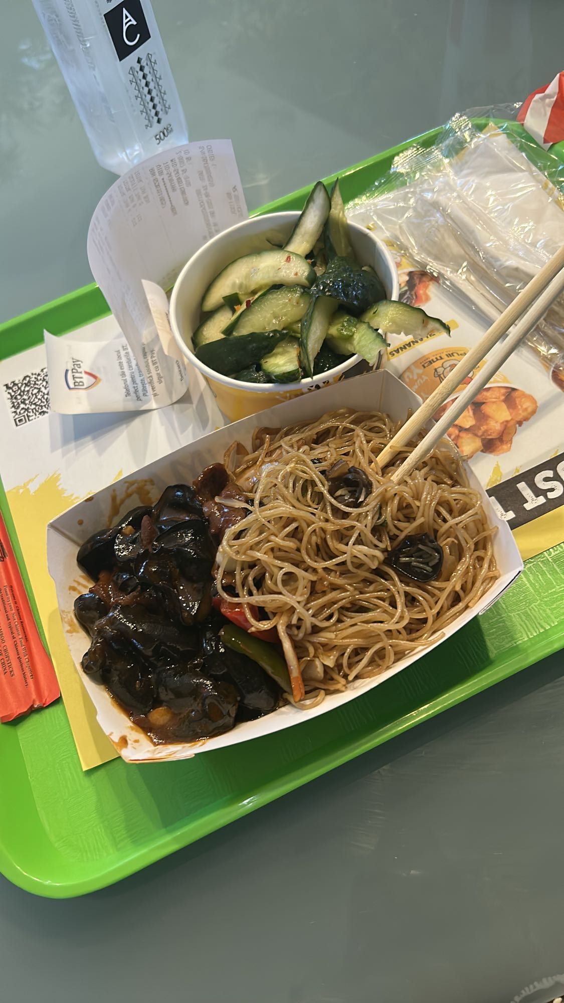 Noodles with Cucumber