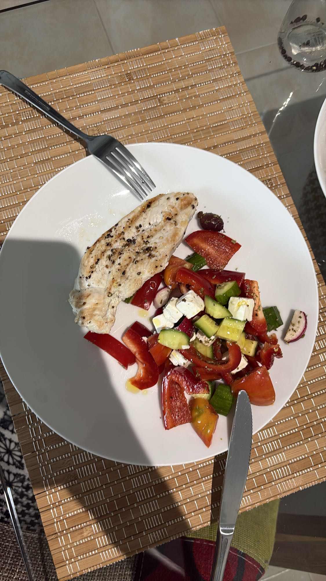 Chicken Greek Salad