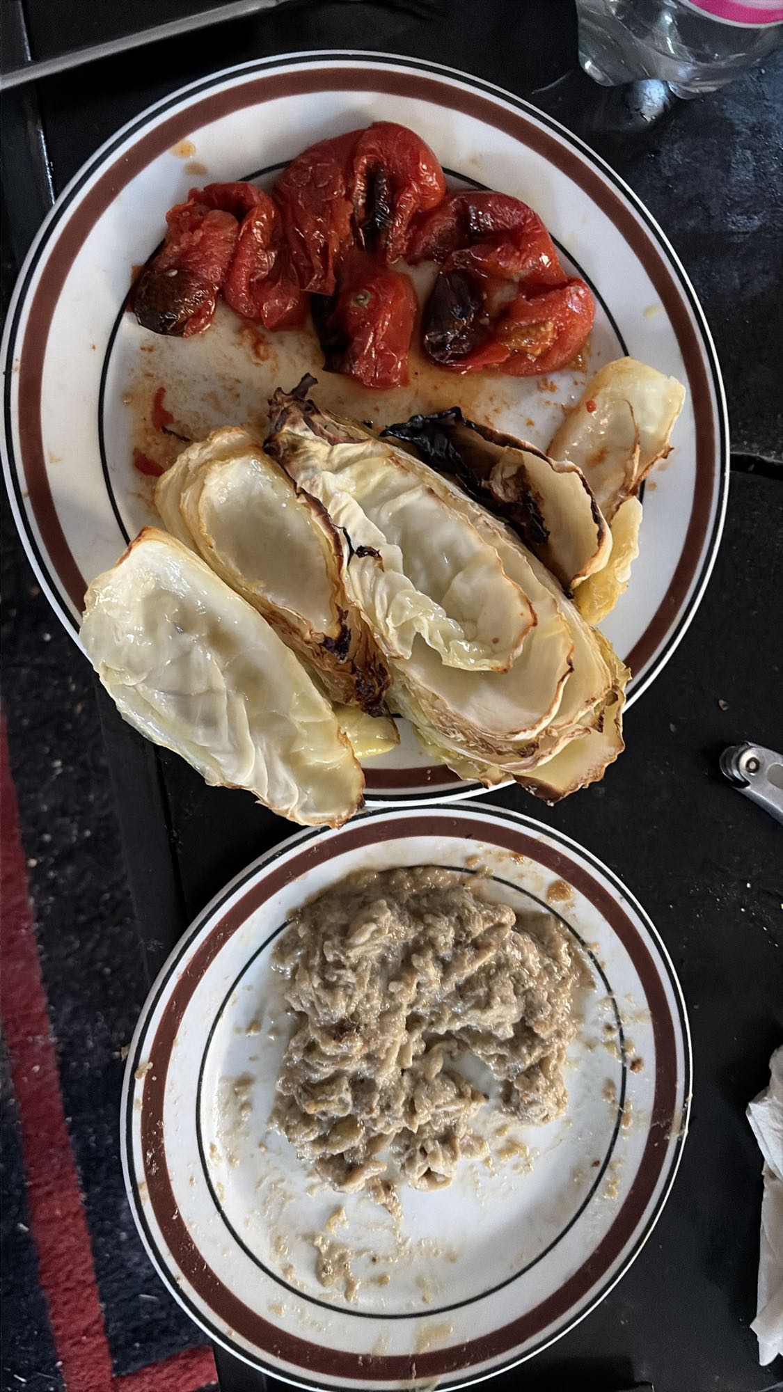 Grillad kål och paprika