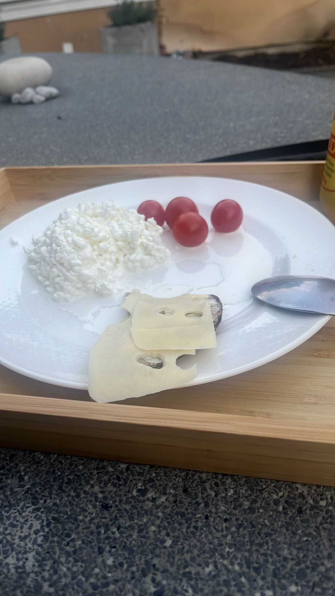 Keso med ost och tomat