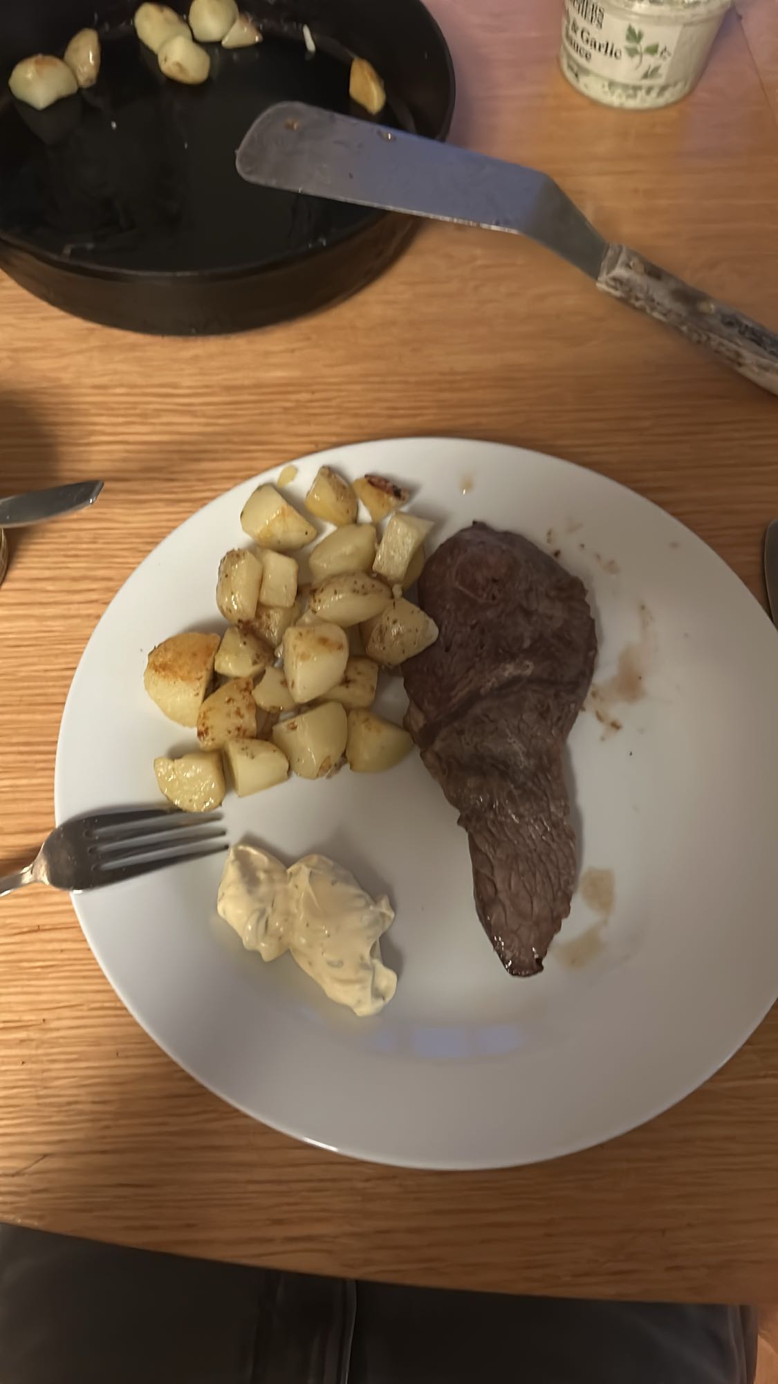 Biff med potatis