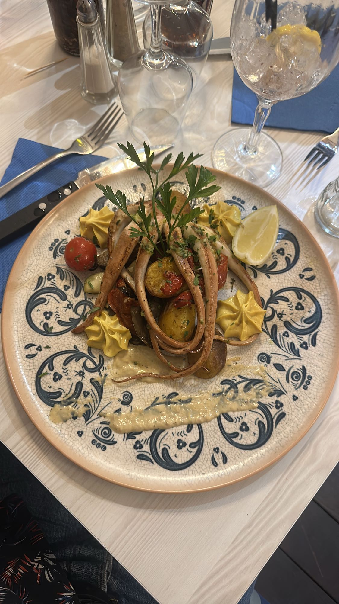 Calamars grillés