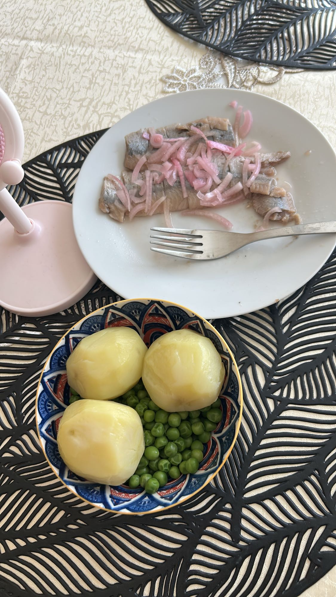 Сельдь с картофелем