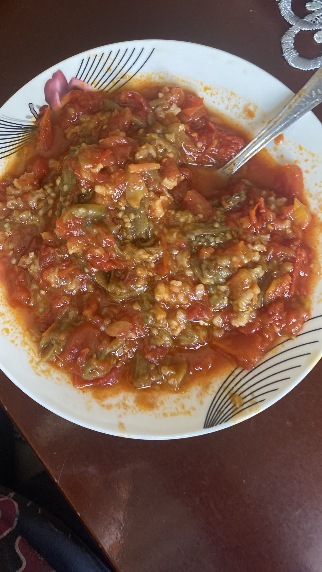 Tomato Eggplant Stew