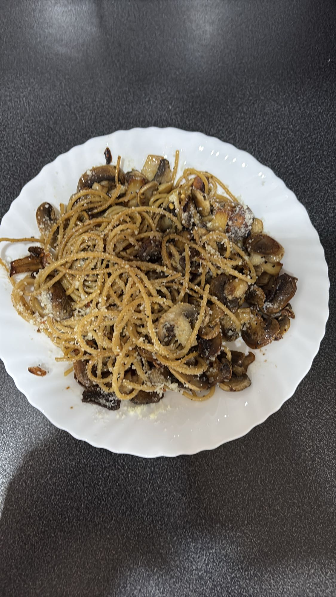 Spagetti med sopp