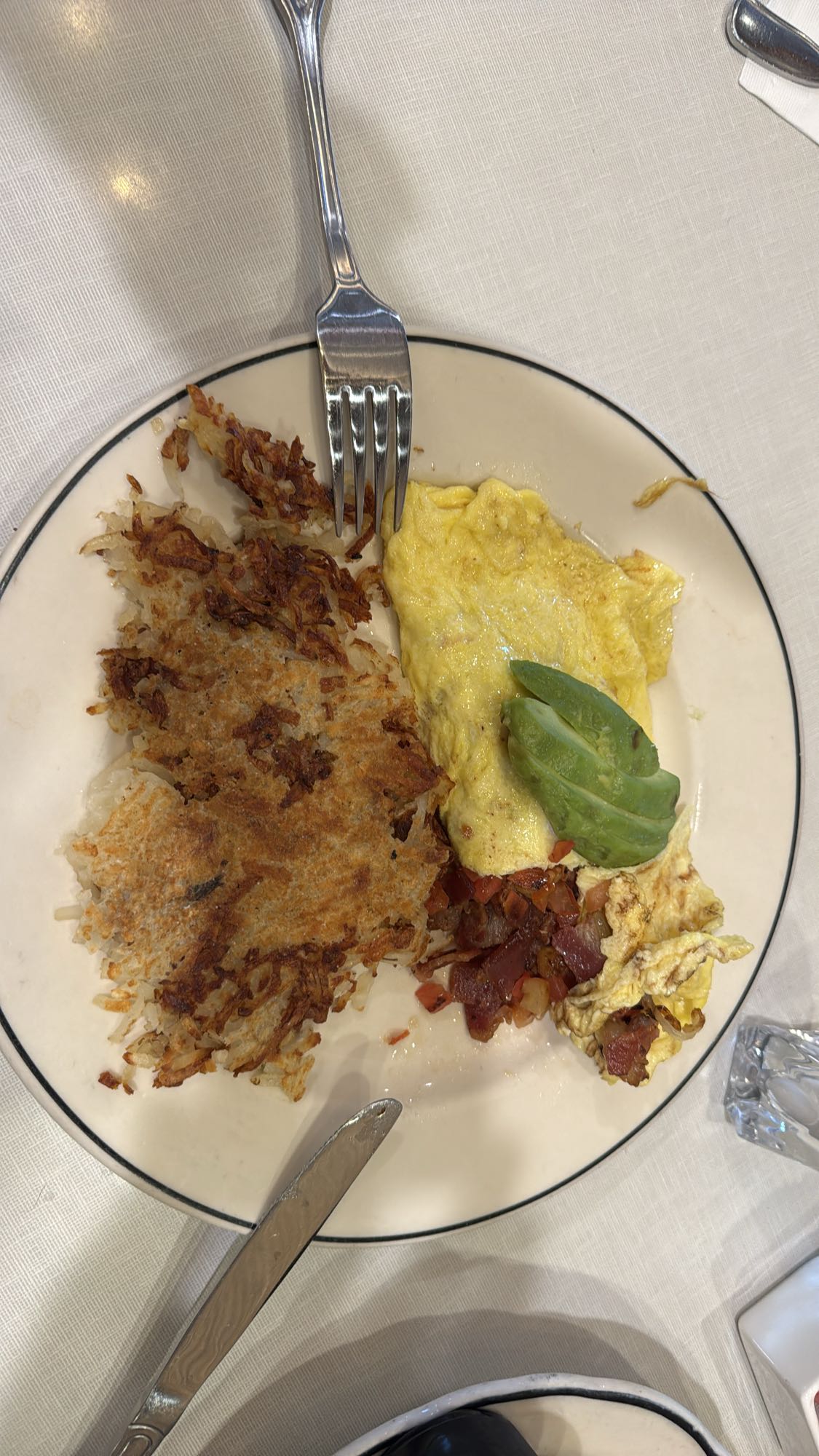 Hash Browns Omelet Plate