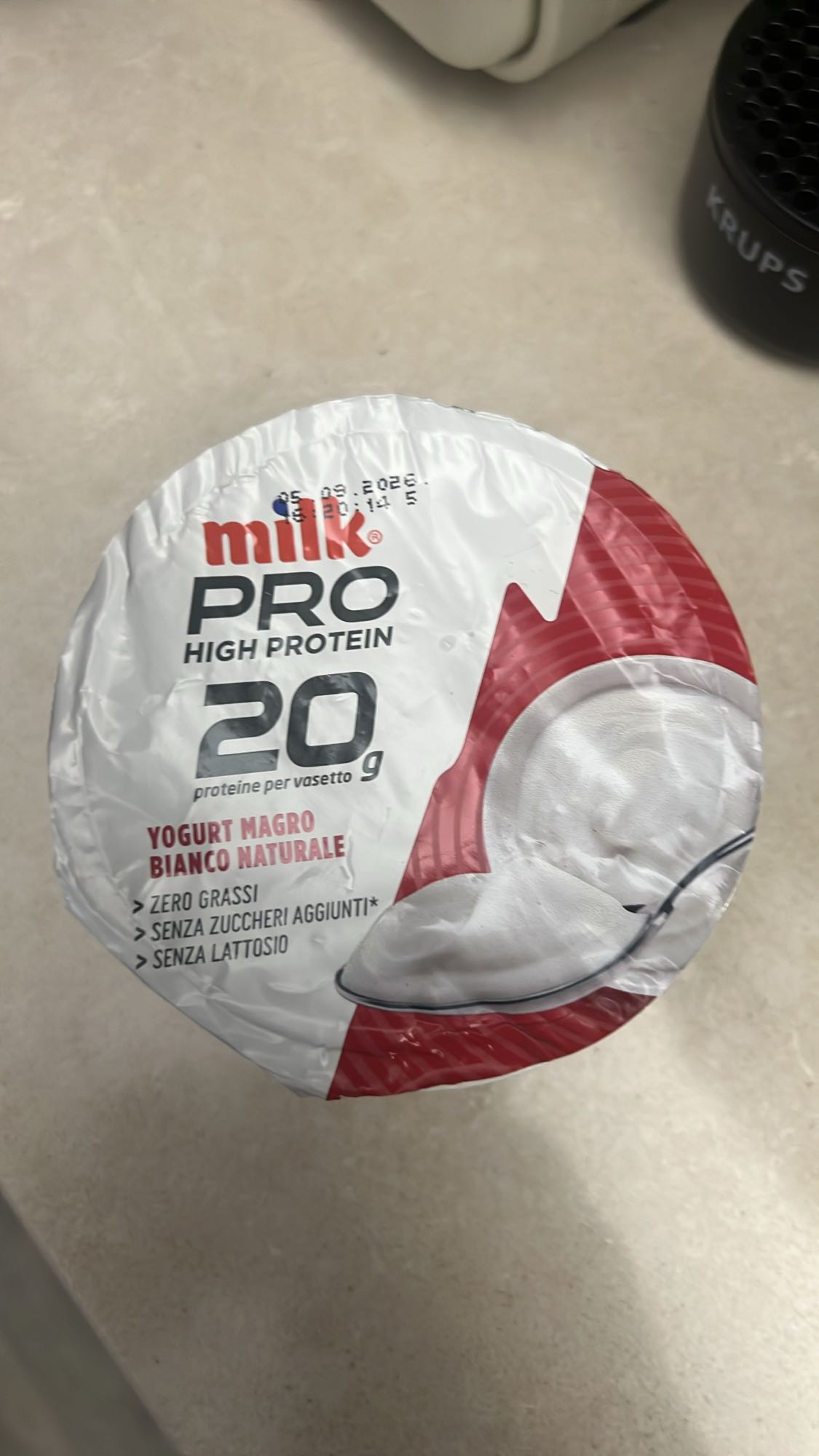 Yogurt proteico bianco