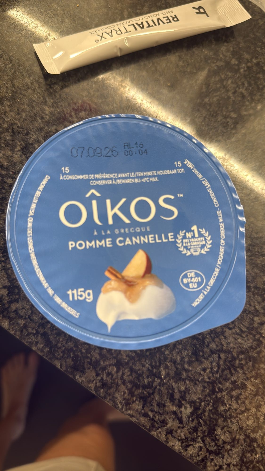 Griekse yoghurt appel kaneel