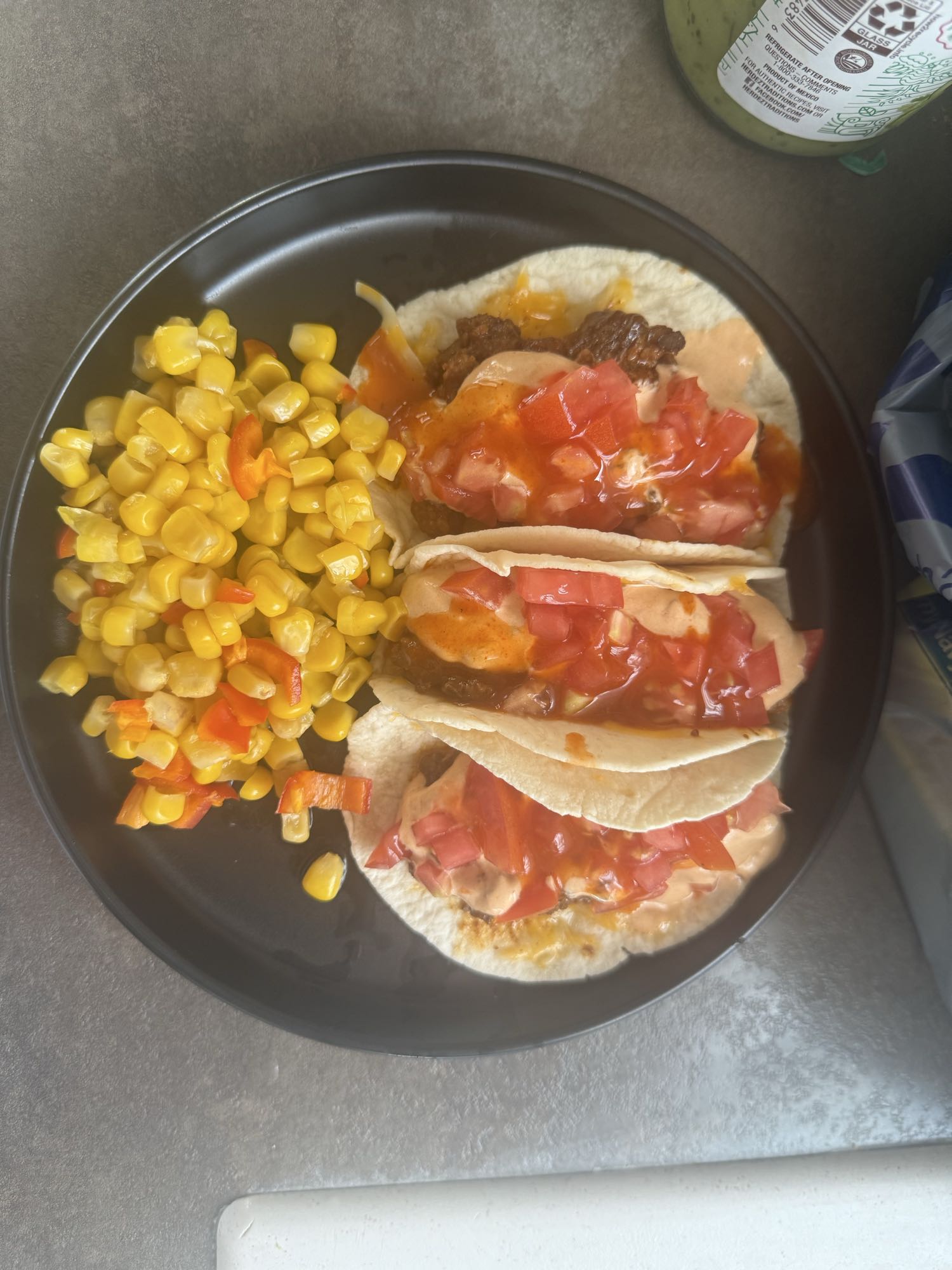 Beef Tacos with Corn