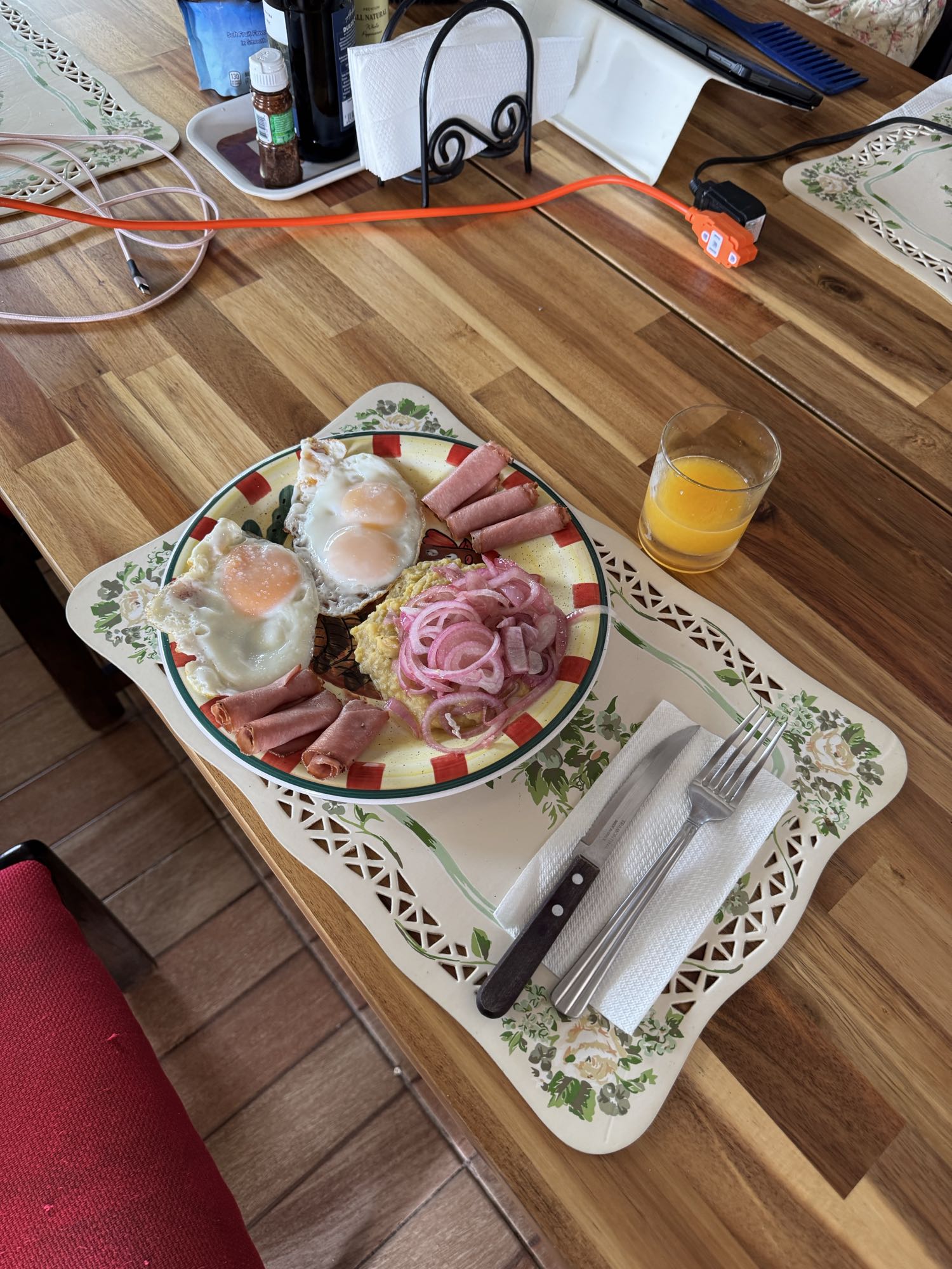 desayuno con huevos