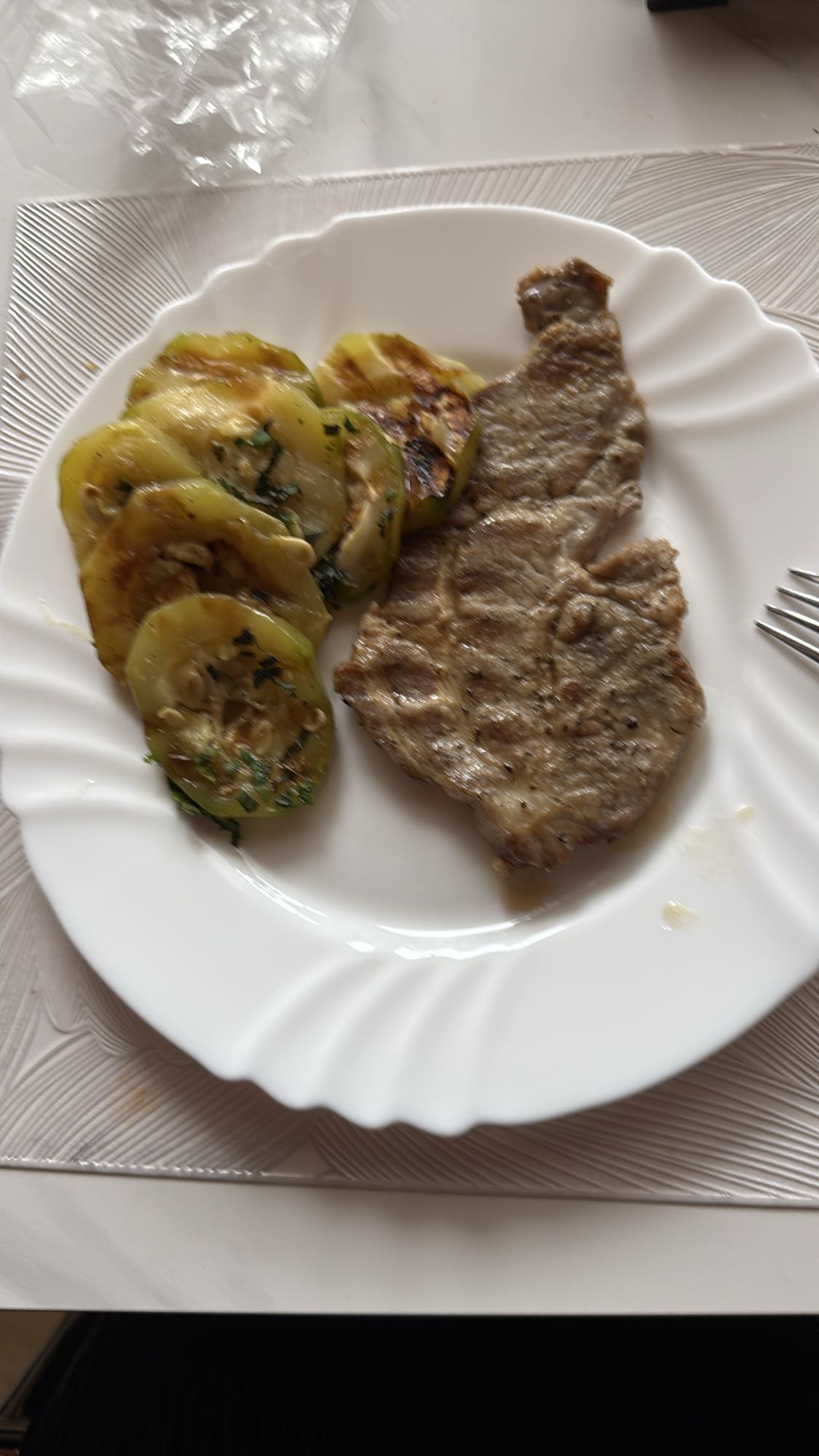 Cotlet cu dovlecei