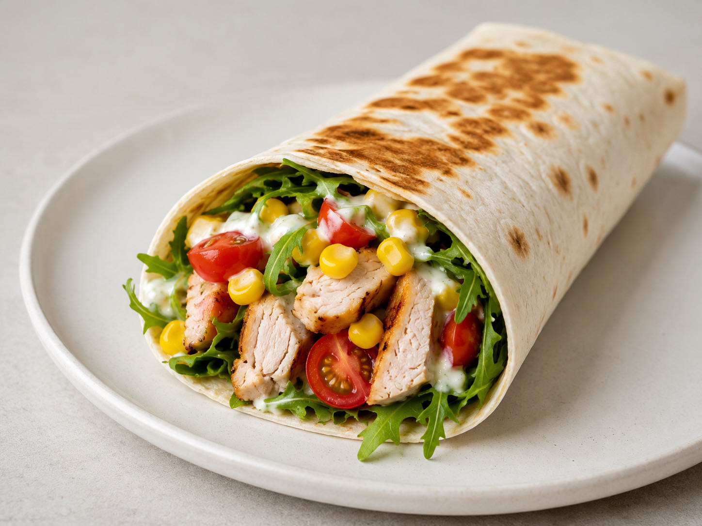 Wrap z kurczakiem