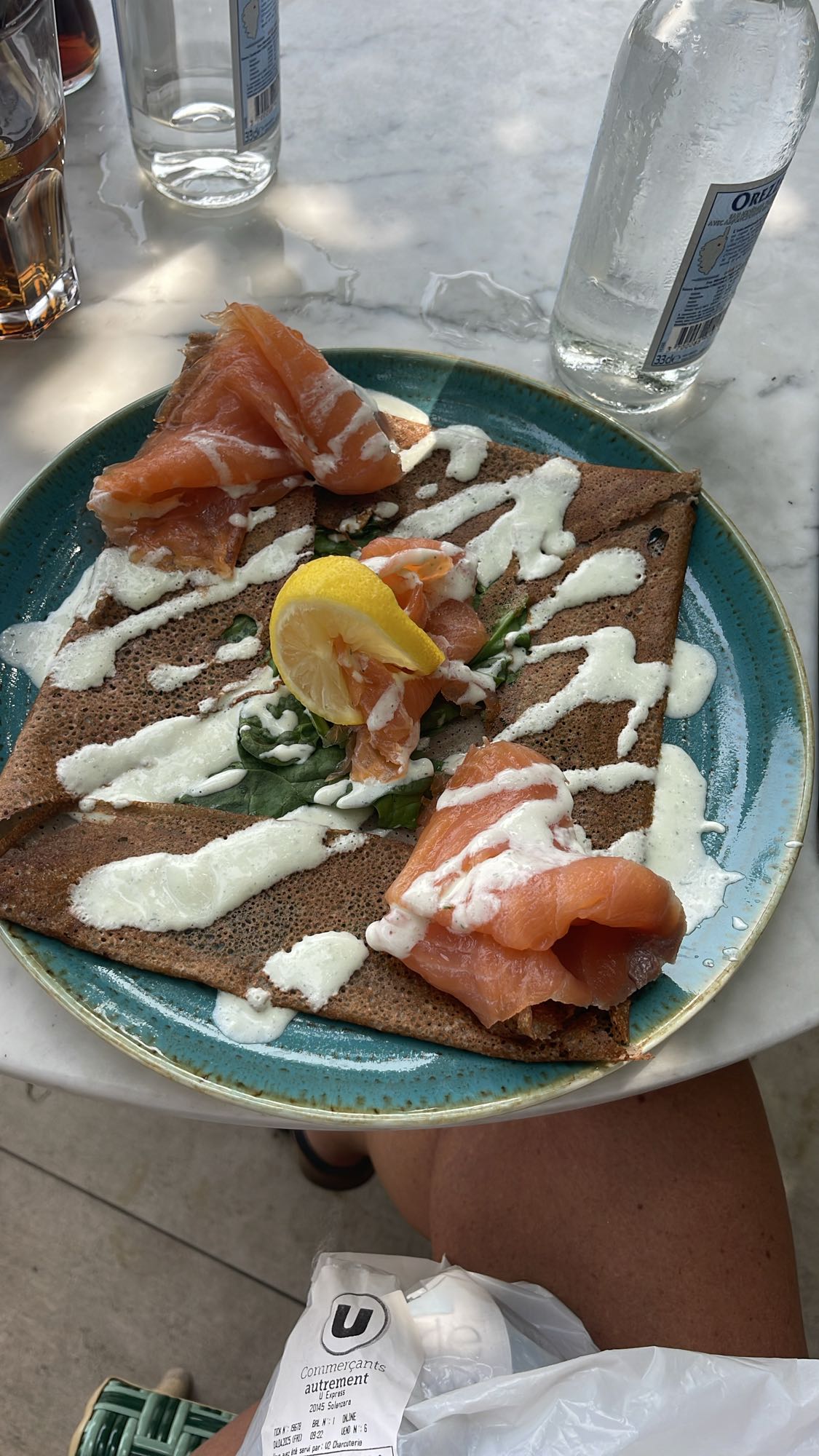Galette au saumon