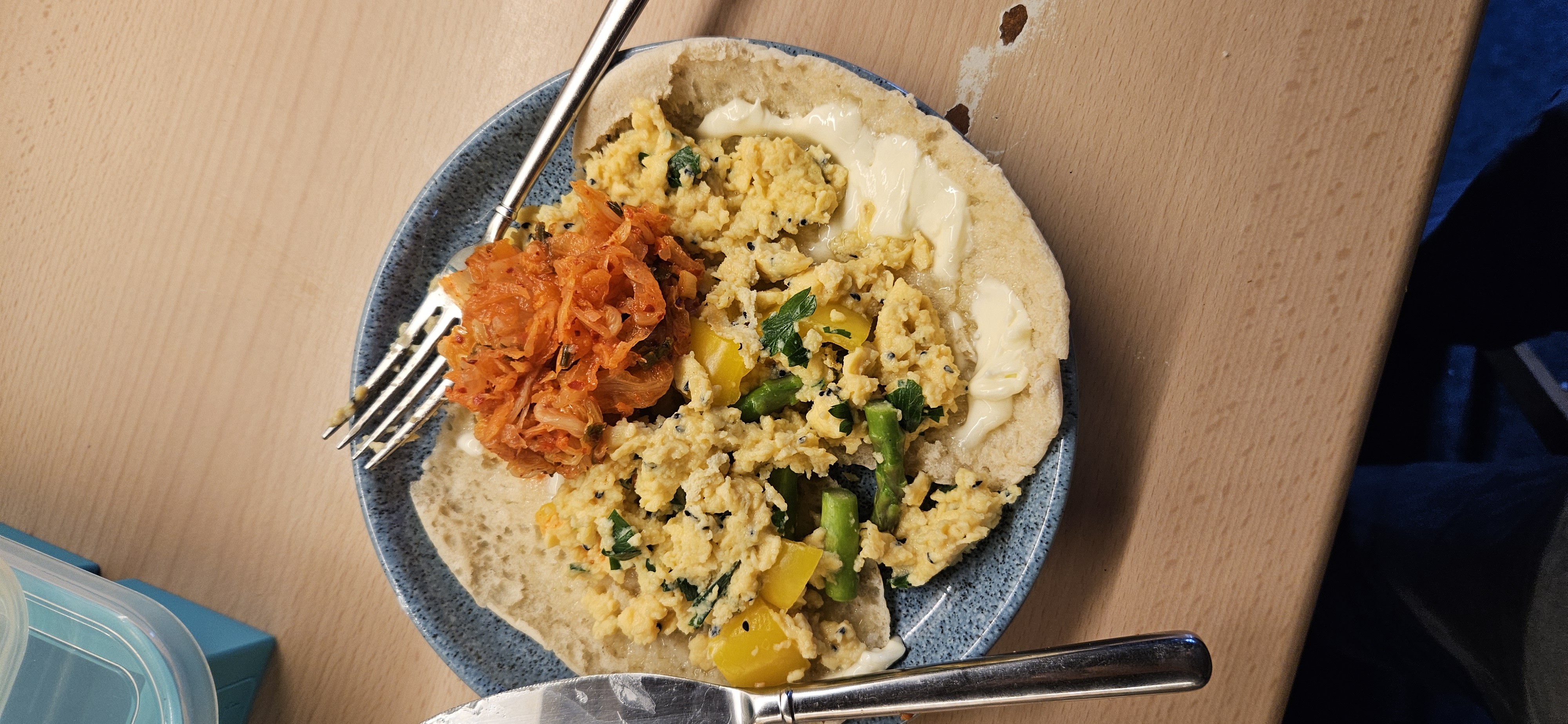 Egg Veggie Pita